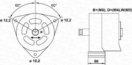 Magneti Marelli 943356709010 - Laturi inparts.fi