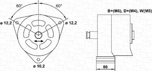 Magneti Marelli 943356708010 - Laturi inparts.fi