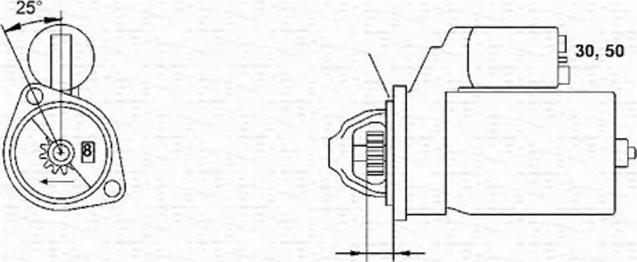 Magneti Marelli 943241158010 - Käynnistinmoottori inparts.fi