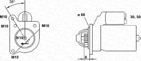 Magneti Marelli 943251489010 - Käynnistinmoottori inparts.fi