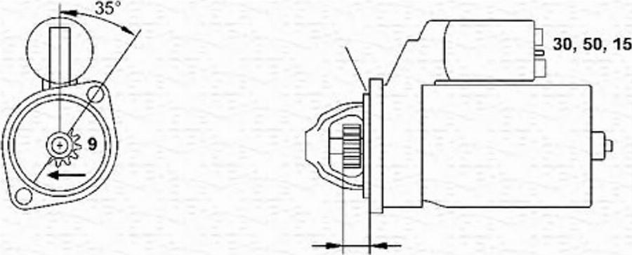 Magneti Marelli 943251220010 - Käynnistinmoottori inparts.fi