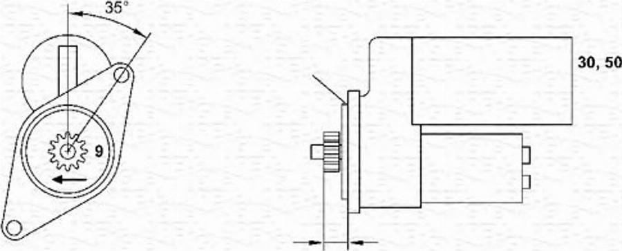 Magneti Marelli 943253205010 - Käynnistinmoottori inparts.fi