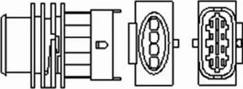 Magneti Marelli 466016355017 - Lambdatunnistin inparts.fi