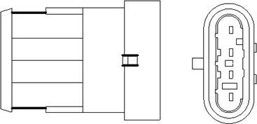 Magneti Marelli 466016355174 - Lambdatunnistin inparts.fi