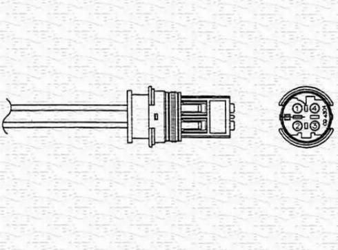 Magneti Marelli 460000486010 - Lambdatunnistin inparts.fi