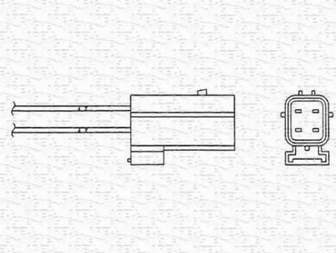 Magneti Marelli 460000284010 - Lambdatunnistin inparts.fi