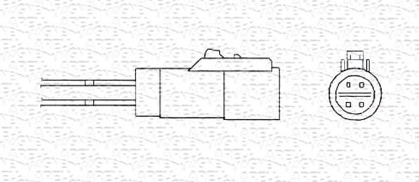 Magneti Marelli 460000244010 - Lambdatunnistin inparts.fi