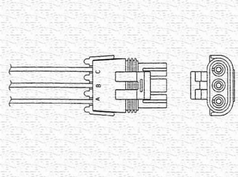 Magneti Marelli 460001861010 - Lambdatunnistin inparts.fi