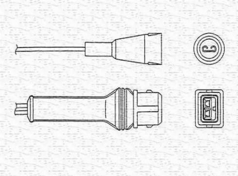 Magneti Marelli 460001855010 - Lambdatunnistin inparts.fi