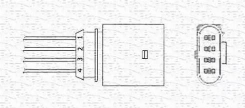 Magneti Marelli 460002140710 - Lambdatunnistin inparts.fi