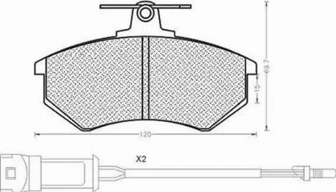 Magneti Marelli 430216170197 - Jarrupala, levyjarru inparts.fi