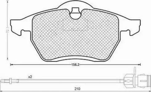 Magneti Marelli 430216170311 - Jarrupala, levyjarru inparts.fi