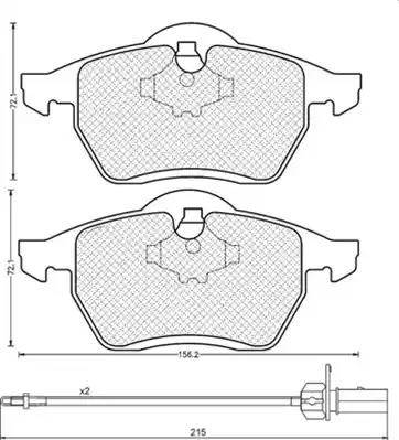 Magneti Marelli 430216170313 - Jarrupala, levyjarru inparts.fi