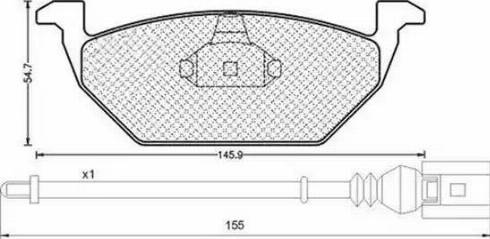 Magneti Marelli 430216171201 - Jarrupala, levyjarru inparts.fi