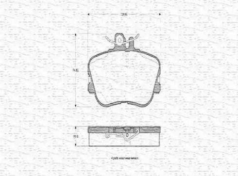 Magneti Marelli 430216170337 - Jarrupala, levyjarru inparts.fi