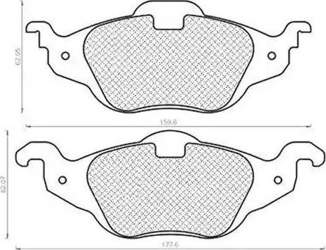 Magneti Marelli 430216171047 - Jarrupala, levyjarru inparts.fi