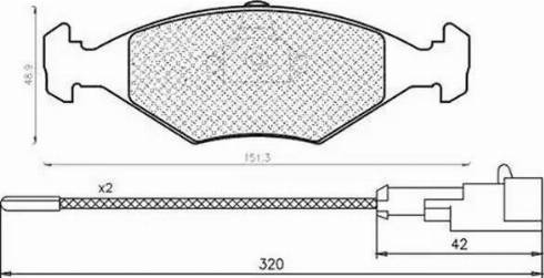 Magneti Marelli 430216171023 - Jarrupala, levyjarru inparts.fi