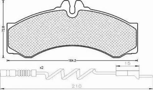 Magneti Marelli 430216171200 - Jarrupala, levyjarru inparts.fi