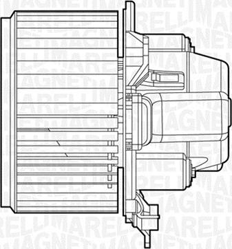 Magneti Marelli 069412510010 - Sisätilapuhallin inparts.fi