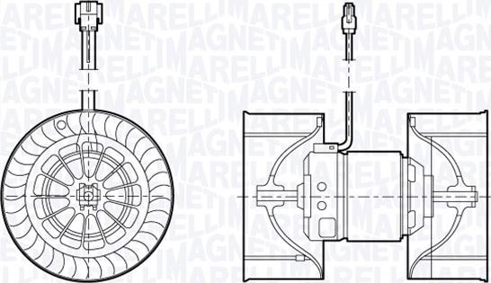 Magneti Marelli 069412691010 - Sisätilapuhallin inparts.fi