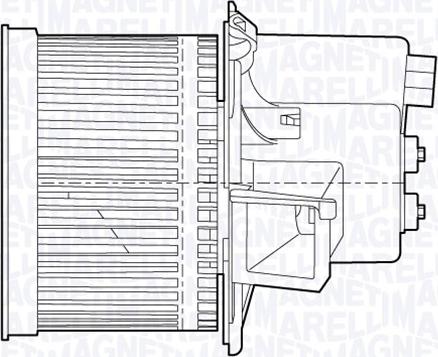 Magneti Marelli 069412653010 - Sisätilapuhallin inparts.fi