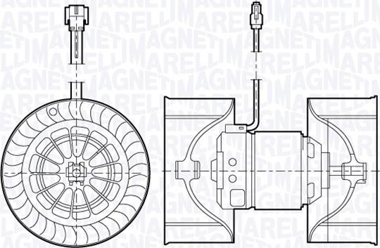 Magneti Marelli 069412671010 - Sisätilapuhallin inparts.fi