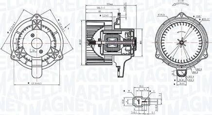 Magneti Marelli 069412340010 - Sisätilapuhallin inparts.fi