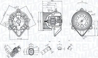 Magneti Marelli 069412348010 - Sisätilapuhallin inparts.fi