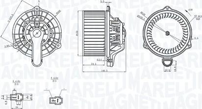 Magneti Marelli 069412359010 - Sisätilapuhallin inparts.fi