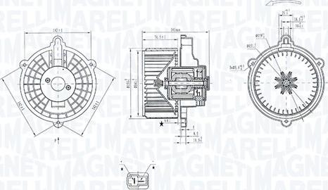 Magneti Marelli 069412352010 - Sisätilapuhallin inparts.fi