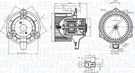 Magneti Marelli 069412319010 - Sisätilapuhallin inparts.fi