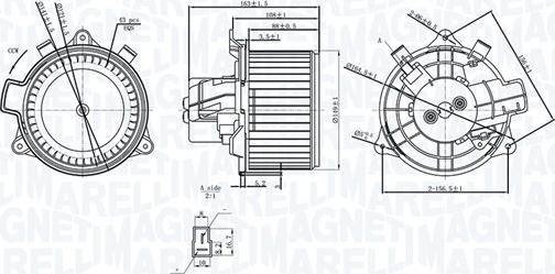 Magneti Marelli 069412375010 - Sisätilapuhallin inparts.fi