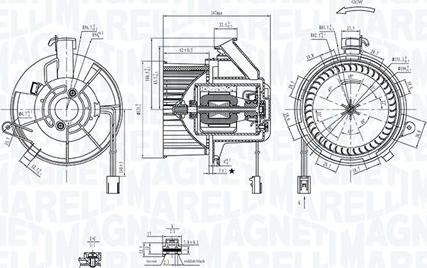 Magneti Marelli 069412290010 - Sisätilapuhallin inparts.fi