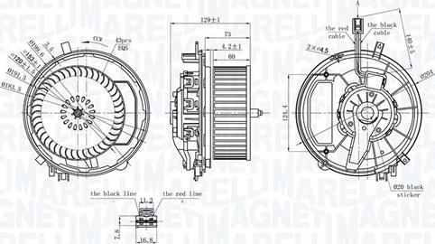 Magneti Marelli 069412245010 - Sisätilapuhallin inparts.fi