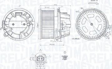 Magneti Marelli 069412240010 - Sisätilapuhallin inparts.fi