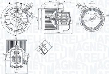 Magneti Marelli 069412247010 - Sisätilapuhallin inparts.fi