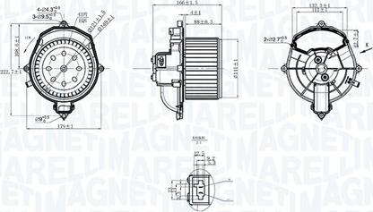 Magneti Marelli 069412266010 - Sisätilapuhallin inparts.fi