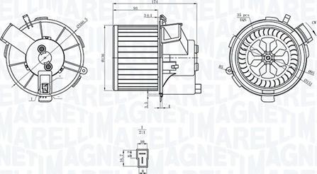 Magneti Marelli 069412200010 - Sisätilapuhallin inparts.fi