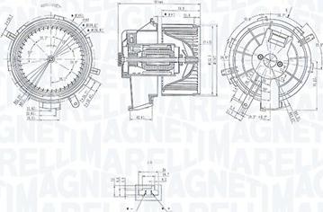 Magneti Marelli 069412236010 - Sisätilapuhallin inparts.fi