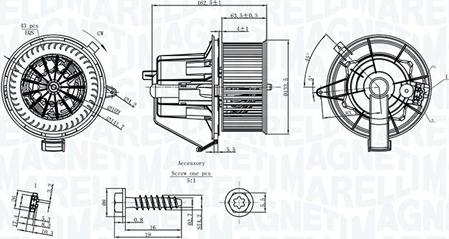 Magneti Marelli 069412224010 - Sisätilapuhallin inparts.fi