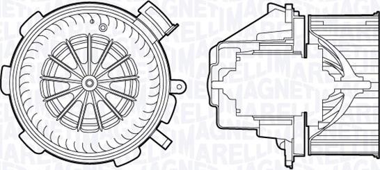 Magneti Marelli 069412700010 - Sisätilapuhallin inparts.fi