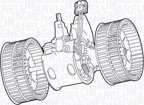 Magneti Marelli 069412707010 - Sisätilapuhallin inparts.fi