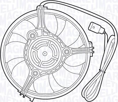 Magneti Marelli 069422467010 - Tuuletin, moottorin jäähdytys inparts.fi