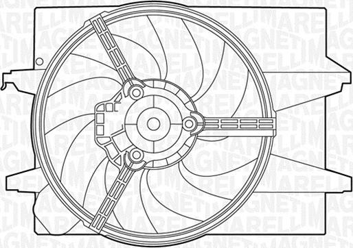 Magneti Marelli 069422413010 - Tuuletin, moottorin jäähdytys inparts.fi