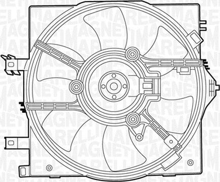 Magneti Marelli 069422420010 - Tuuletin, moottorin jäähdytys inparts.fi