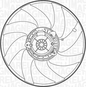 Magneti Marelli 069422422010 - Tuuletin, moottorin jäähdytys inparts.fi