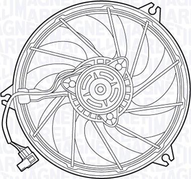 Magneti Marelli 069422549010 - Tuuletin, moottorin jäähdytys inparts.fi