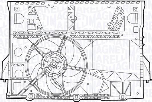 Magneti Marelli 069422547010 - Tuuletin, moottorin jäähdytys inparts.fi