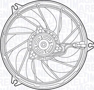 Magneti Marelli 069422552010 - Tuuletin, moottorin jäähdytys inparts.fi