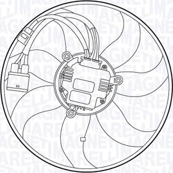 Magneti Marelli 069422557010 - Tuuletin, moottorin jäähdytys inparts.fi